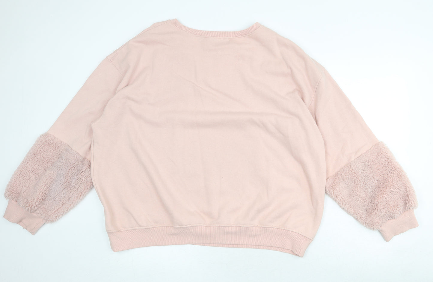 Golddigga Womens Pink Cotton Pullover Sweatshirt Size XL Pullover