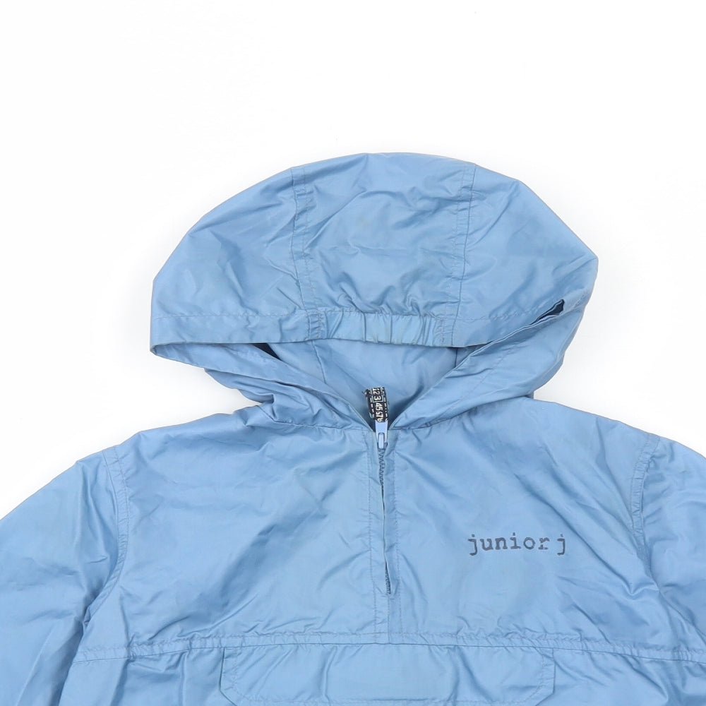 Jasper Conran Boys Blue Anorak Jacket Size 2-3 Years Zip