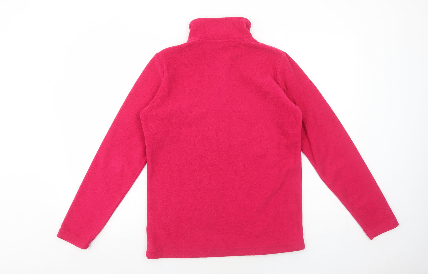 Freedom Trail Womens Pink Polyester Pullover Sweatshirt Size 8 Zip