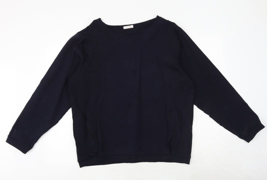 Finery Womens Blue Viscose Pullover Sweatshirt Size 12 Pullover