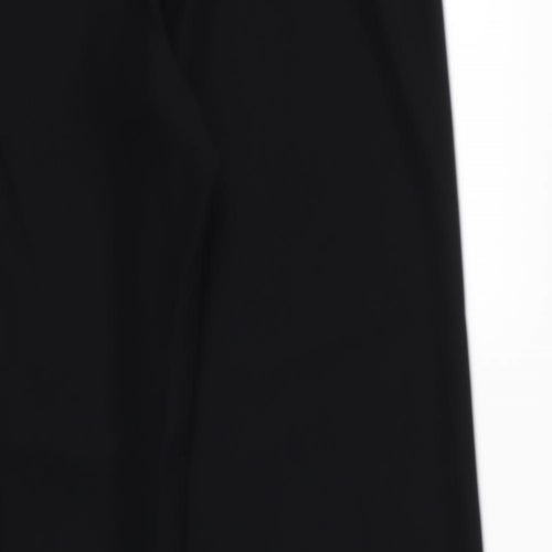 Gerry Weber Womens Black Polyester Trousers Size 16 Regular Zip