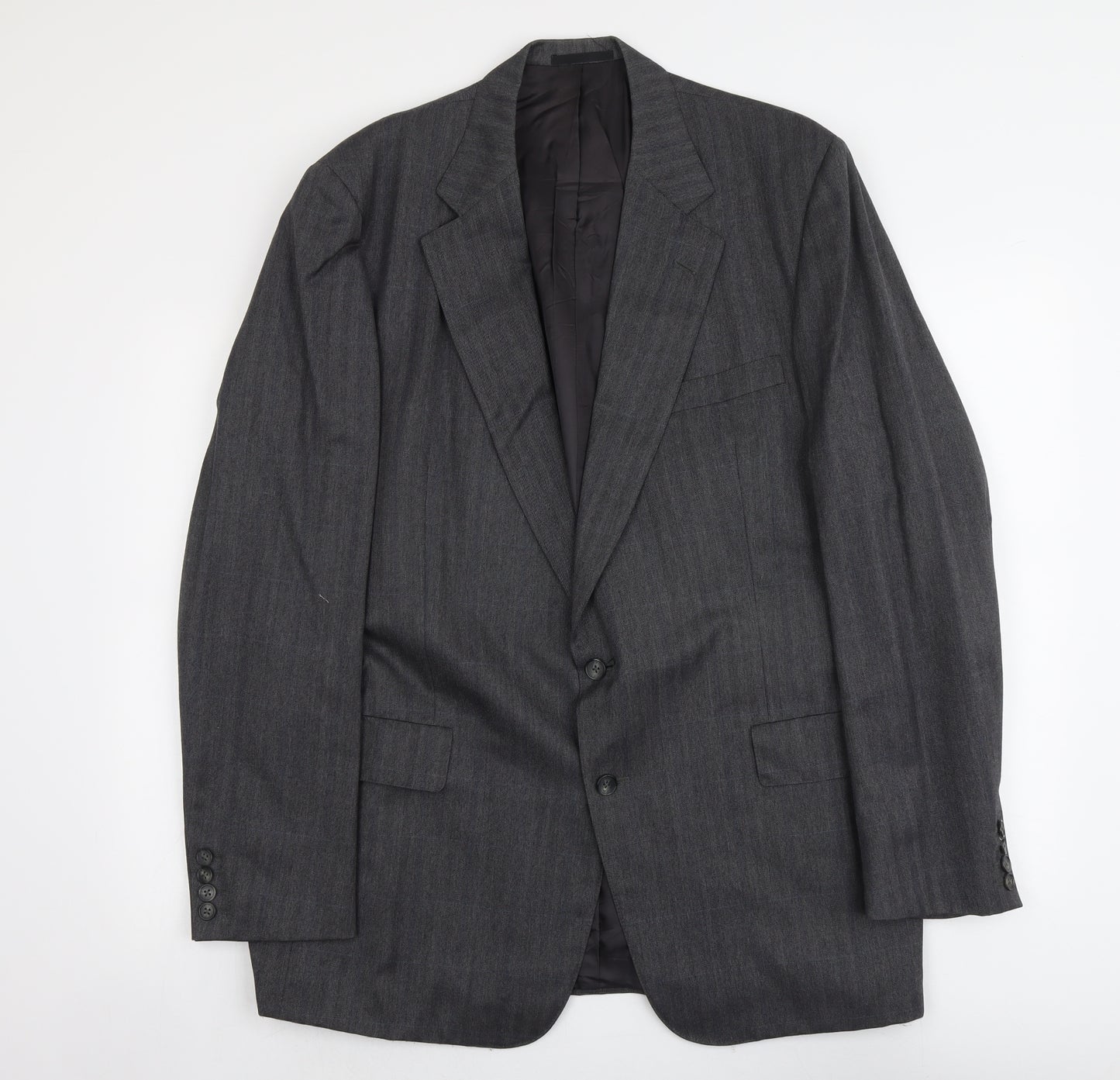 Austin Reed Mens Grey Wool Jacket Suit Jacket Size 44 Regular