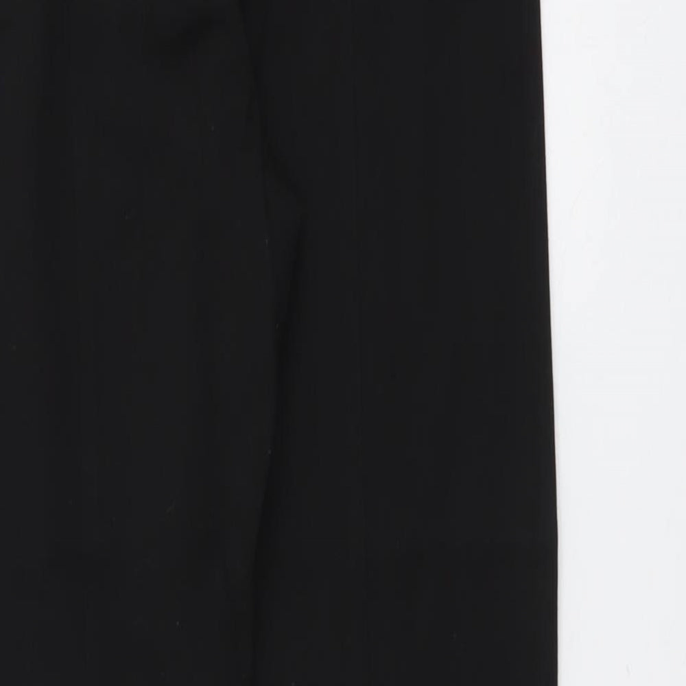 H&M Womens Black Polyester Jegging Trousers Size 6 L27 in Regular Zip