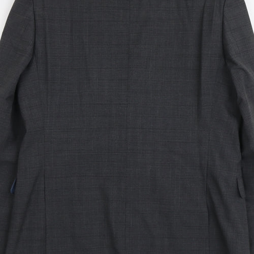 Marks and Spencer Mens Grey Wool Jacket Suit Jacket Size M Regular