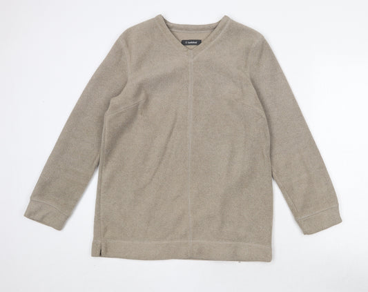 Hawkshead Womens Beige Polyester Pullover Sweatshirt Size 12 Pullover