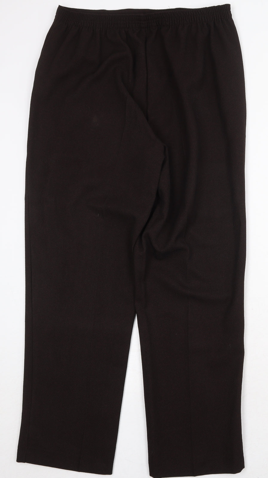 Bonmarché Womens Brown Polyester Trousers Size 14 Regular