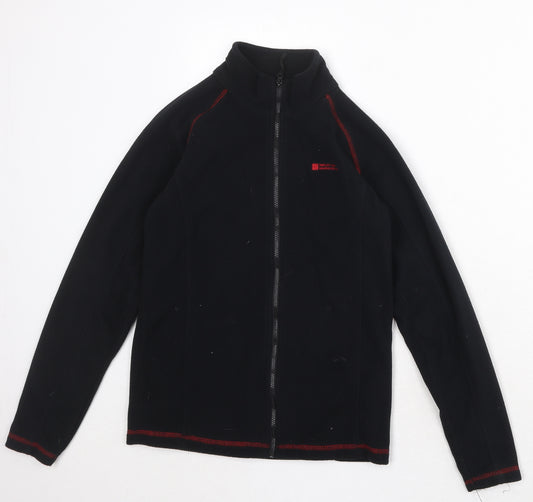 Mountain Warehouse Boys Black Jacket Size 11-12 Years Zip