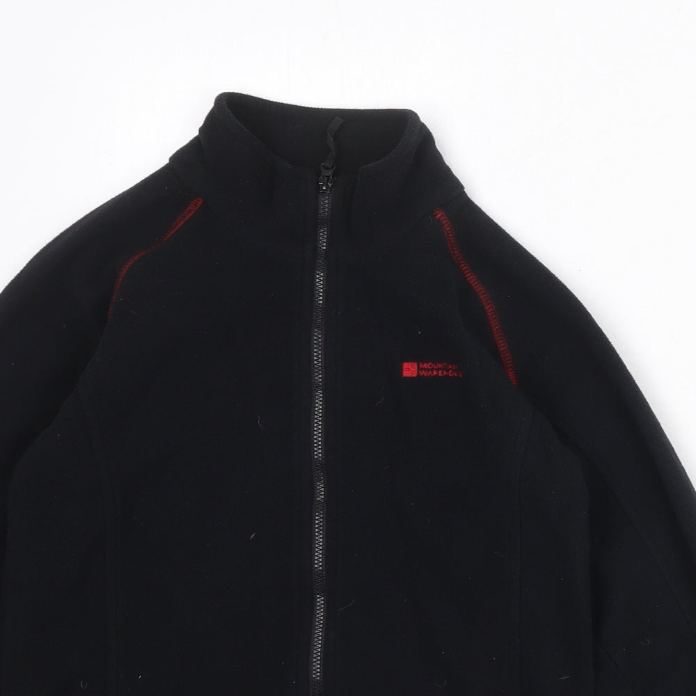 Mountain Warehouse Boys Black Jacket Size 11-12 Years Zip