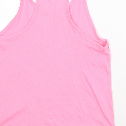 H&M Girls Pink Cotton Pullover Tank Size 12-13 Years Scoop Neck Pullover - Miami Florida