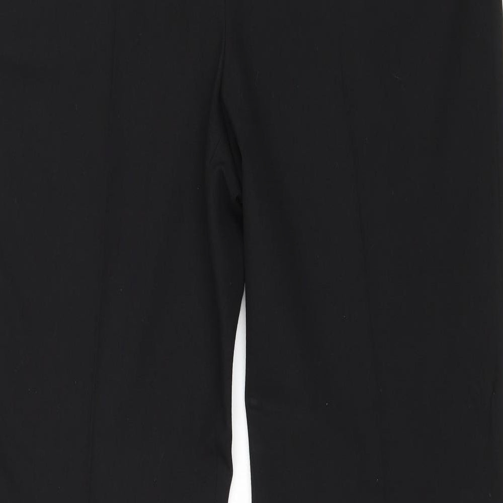 Lakeland Womens Black Polyester Trousers Size 16 Regular Zip