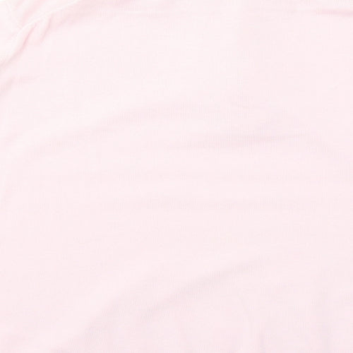 EWM Womens Pink Cotton Pullover Sweatshirt Size 18 Zip