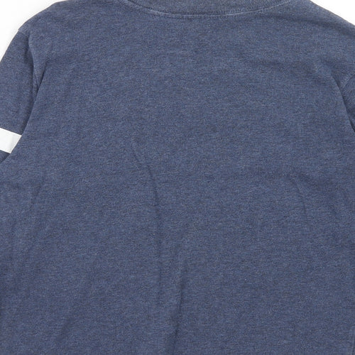 Gap Boys Blue Cotton Pullover T-Shirt Size 5-6 Years Round Neck Pullover