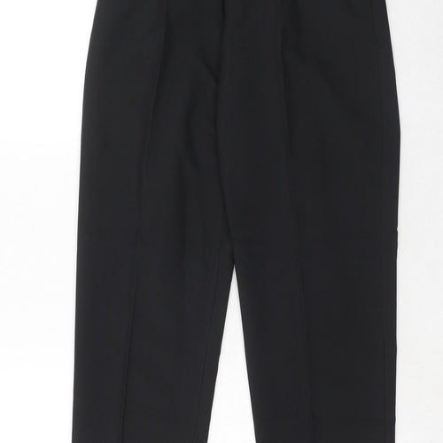 Bodywise Womens Black Polyester Chino Trousers Size 10 Regular