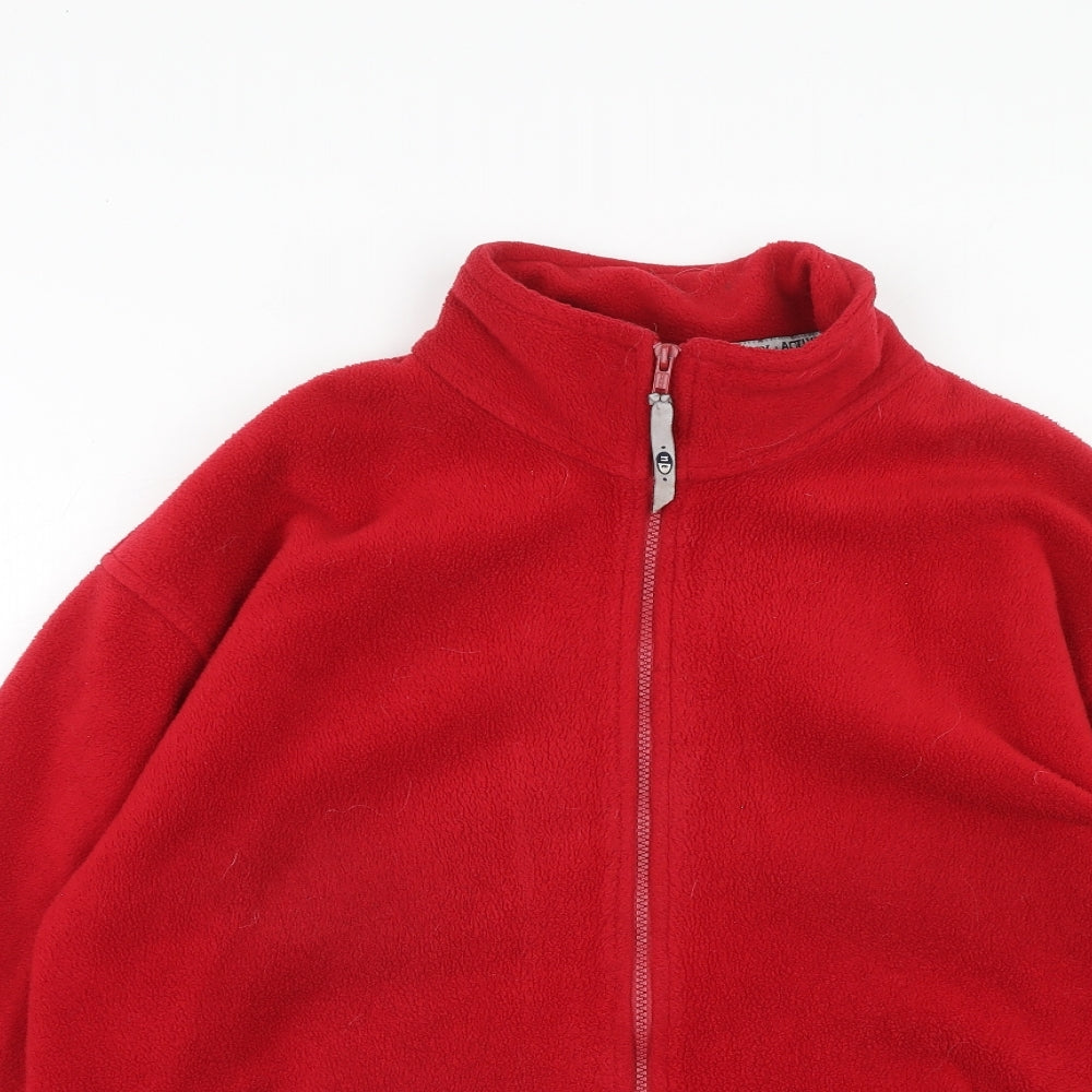 Neutral Territory Mens Red Jacket Size S Zip