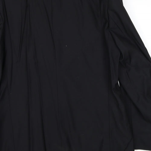 Austin Reed Mens Black Wool Jacket Blazer Size 42 Regular