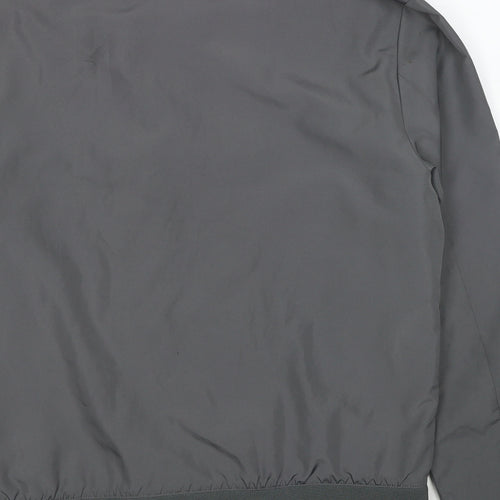 Marks and Spencer Mens Grey Bomber Jacket Jacket Size S Zip