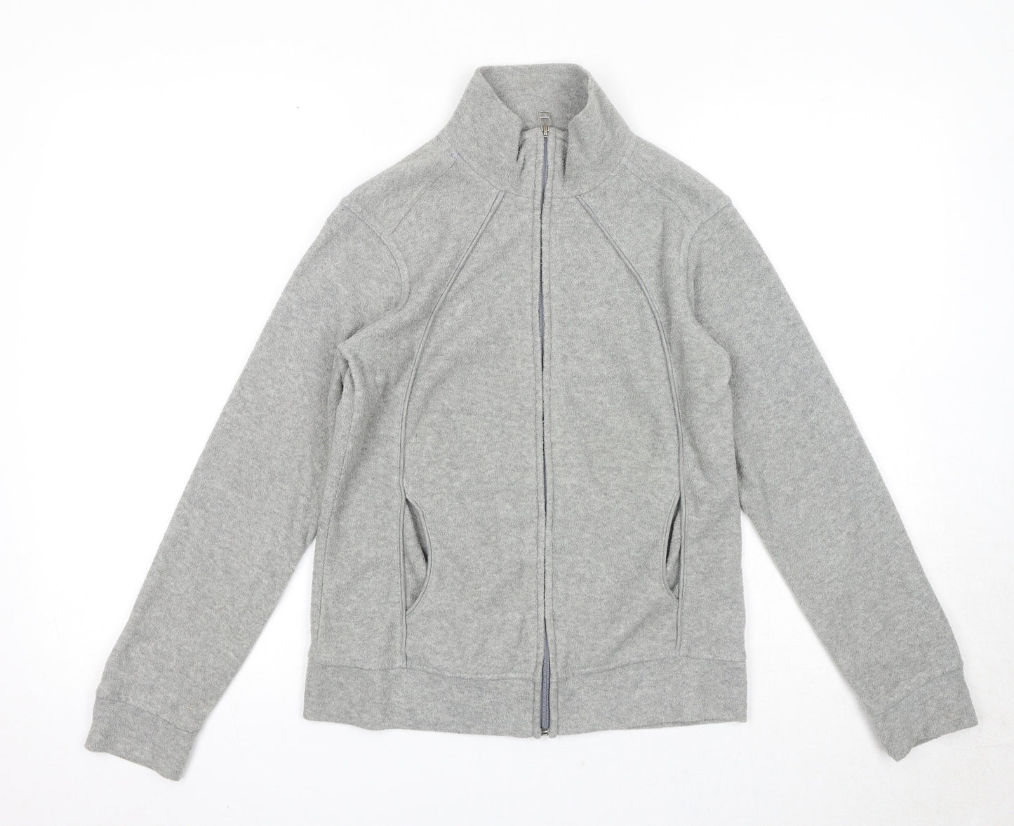 Dunnes Stores Womens Grey Jacket Size 8 Zip