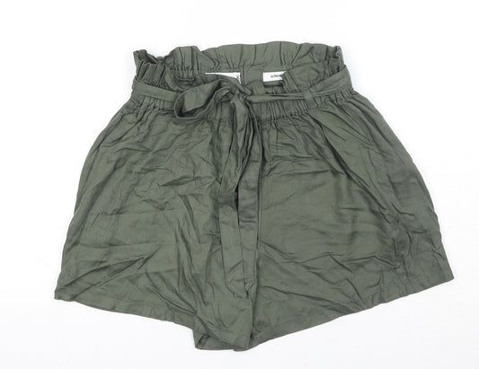 Hollister Womens Green Viscose Sailor Shorts Size XS Regular Pull On