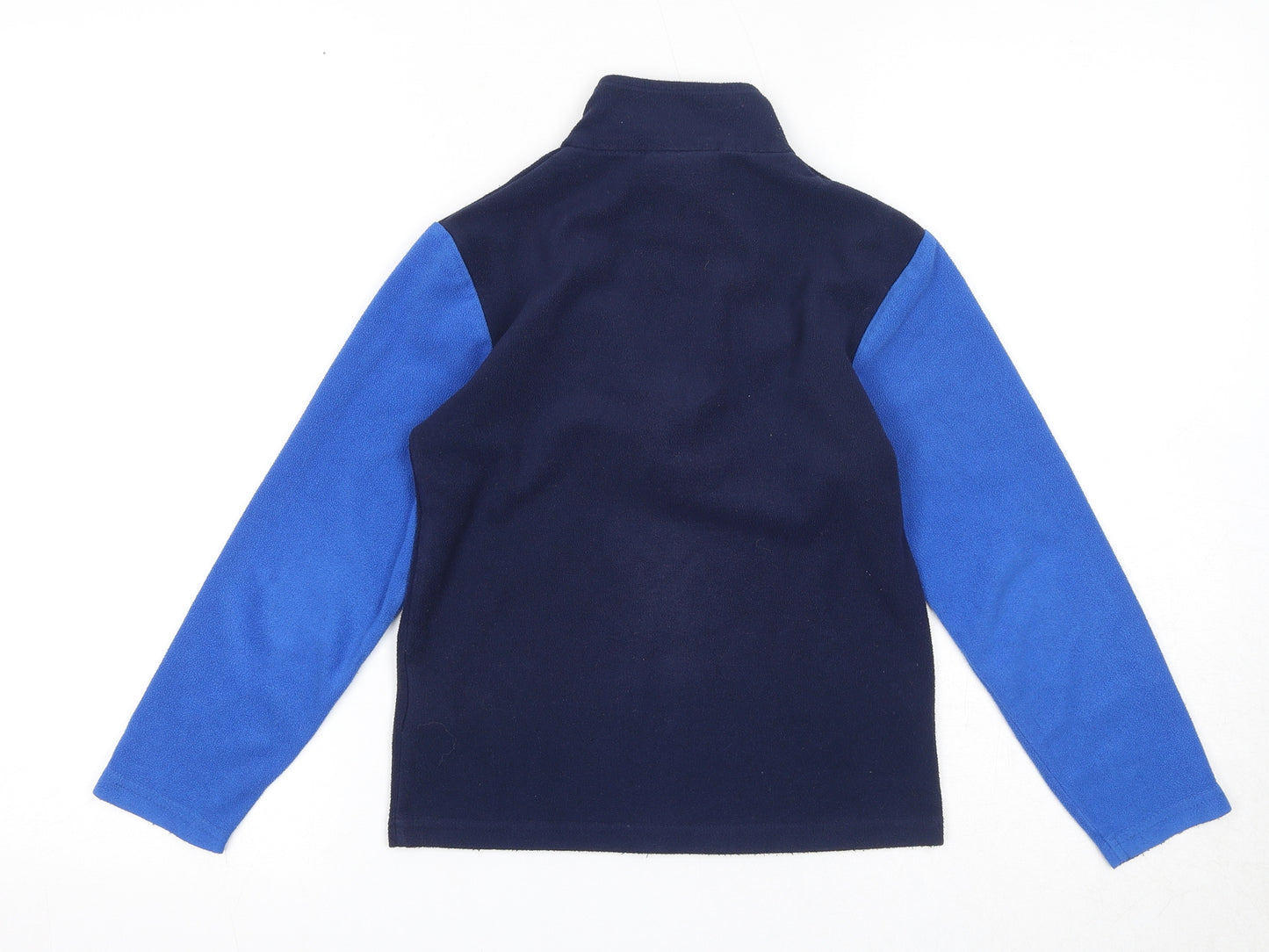 Mountain Warehouse Boys Blue Polyester Pullover Sweatshirt Size 7-8 Years Zip