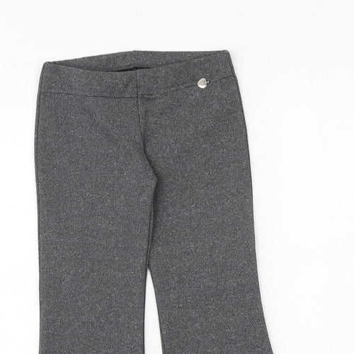 Marks and Spencer Girls Grey Polyamide Jogger Trousers Size 6 Years Regular