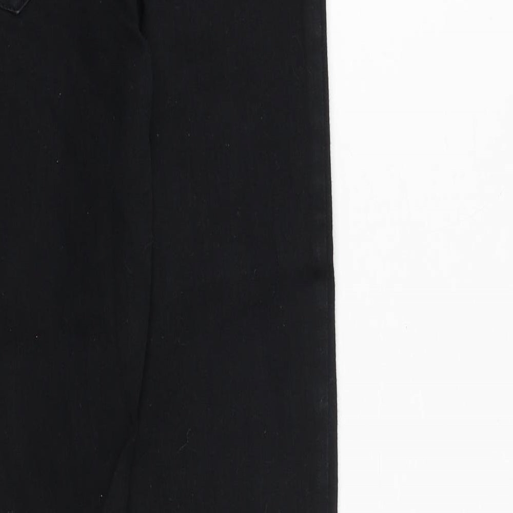 New Look Mens Black Cotton Skinny Jeans Size 30 in Regular Zip