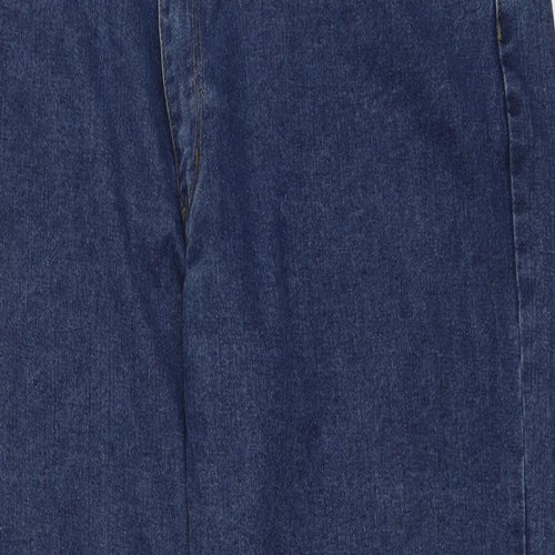 PRIDE & SOUL Mens Black Cotton Straight Jeans Size 44 in L28 in Regular Button