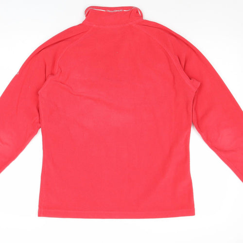 Craghoppers Womens Pink Polyester Pullover Sweatshirt Size 10 Zip