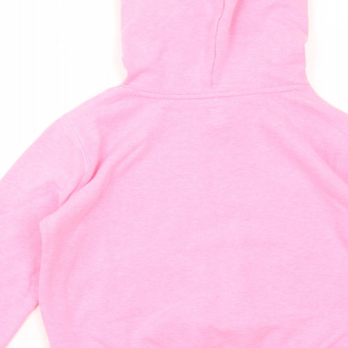 Gap Girls Pink Cotton Pullover Hoodie Size 10 Years Pullover