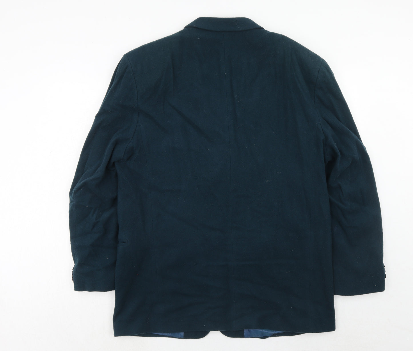 Burton Mens Blue Wool Jacket Suit Jacket Size 42 Regular