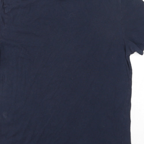 ASOS Mens Blue Cotton T-Shirt Size S Crew Neck