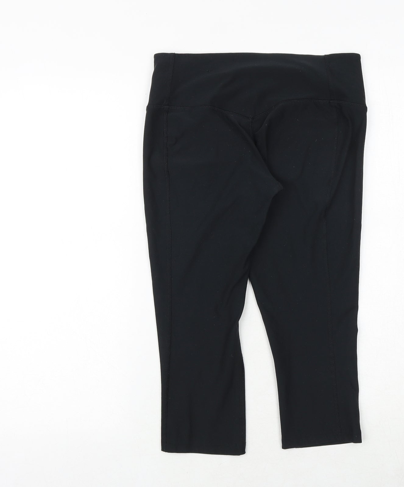 Nike Womens Black Polyester Capri Trousers Size S Regular