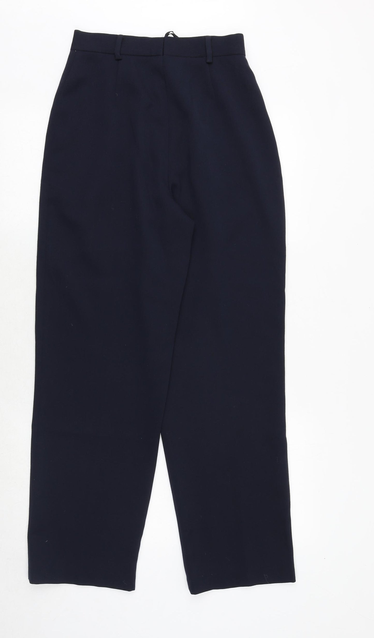 Betty Barclay Womens Blue Polyester Trousers Size 10 Extra-Slim Zip