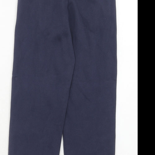 PUMA Boys Blue Cotton Jogger Trousers Size S Regular Drawstring