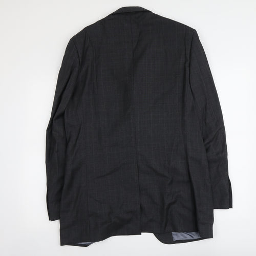 Marks and Spencer Mens Grey Wool Jacket Suit Jacket Size M Regular