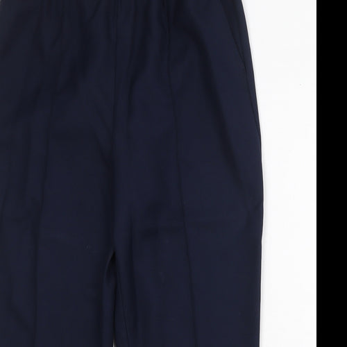 Damart Womens Blue Polyester Trousers Size 18 Regular