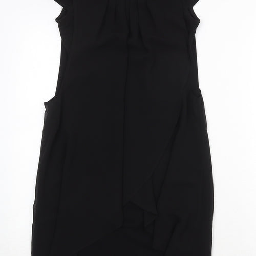 Rinascimento Womens Black Polyester Trapeze & Swing Size S Round Neck Pullover