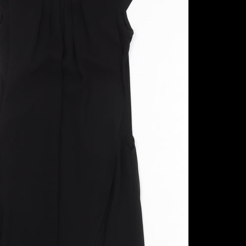 Rinascimento Womens Black Polyester Trapeze & Swing Size S Round Neck Pullover
