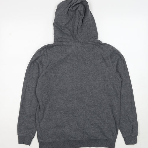Avenue Womens Grey Polyester Pullover Hoodie Size 12 Pullover