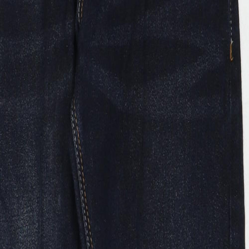 NEXT Boys Blue Cotton Straight Jeans Size 8 Years Regular Zip