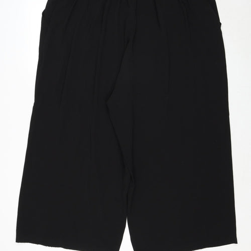 Max Studio Womens Black Polyester Trousers Size 22 Regular