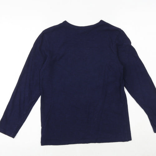 Gap Boys Blue 100% Cotton Pullover T-Shirt Size M Crew Neck Pullover