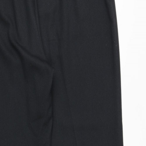 EWM Womens Grey Polyester Trousers Size 22 Regular Zip