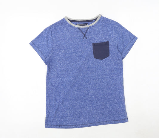 NEXT Boys Blue Polyester Pullover T-Shirt Size 11 Years Round Neck Pullover