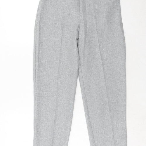 Emma Collction Womens Grey Polyester Trousers Size 10 Regular