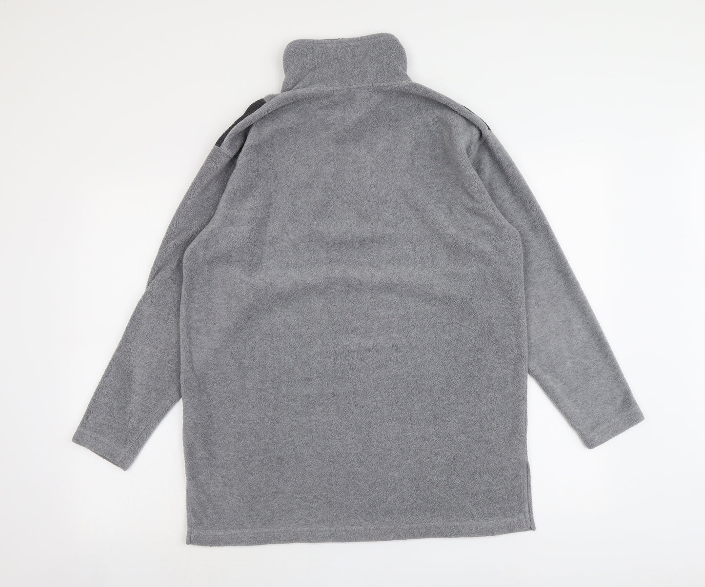 Active Mens Grey Polyester Pullover Sweatshirt Size S
