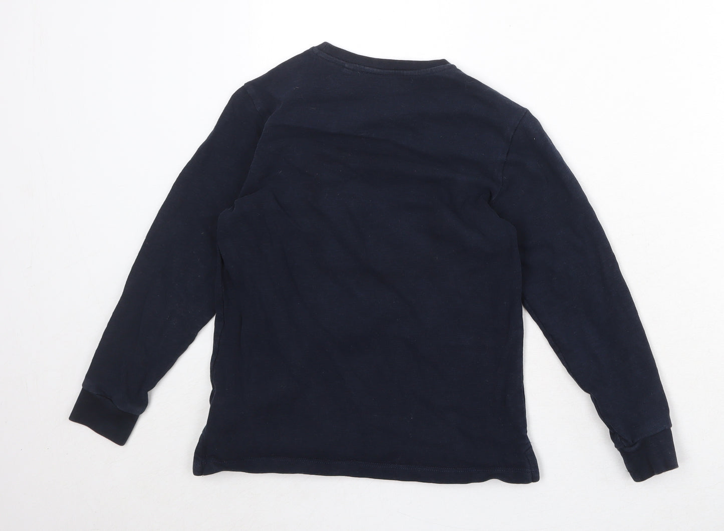 NEXT Boys Blue 100% Cotton Pullover Sweatshirt Size 9 Years Pullover - Think Outside The Box