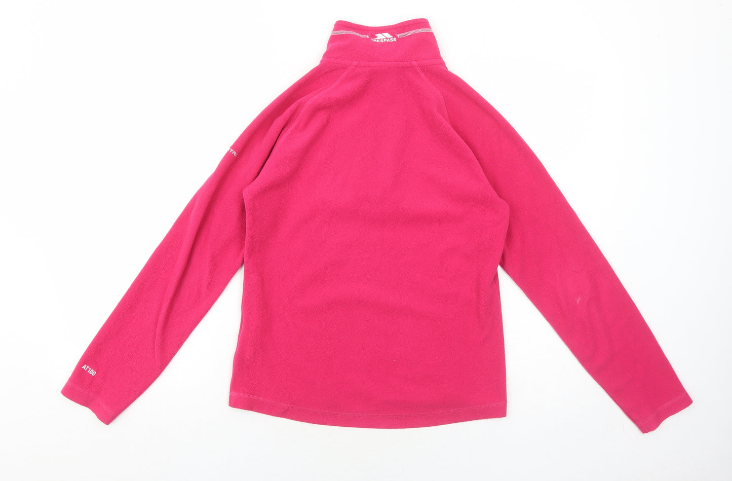 Trespass Womens Pink Polyester Pullover Sweatshirt Size XS Zip