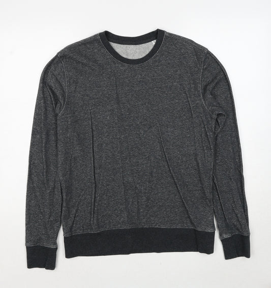 Stanley Mens Grey Cotton Pullover Sweatshirt Size M