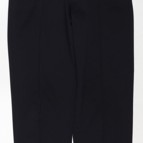 Bonmarché Womens Black Polyester Trousers Size 14 Regular