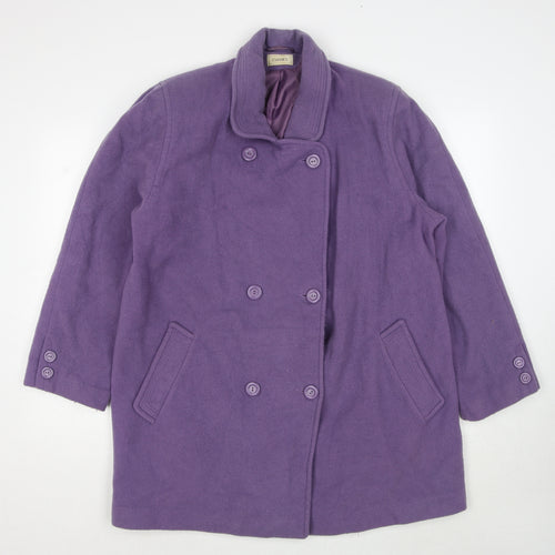 Classics Womens Purple Jacket Size 18 Button